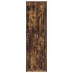 vidaXL Armoire en chêne fumé 55x25x189 cm en bois d'ingénierie