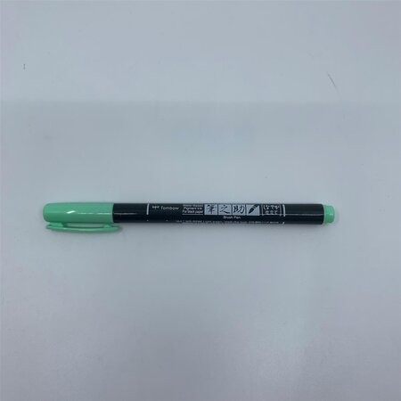 Feutre brush fudenosuke pastel pour papier noir vert tombow