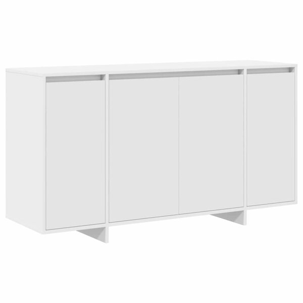 vidaXL Buffet Blanc 135 x 41 x 69 cm Bois d'ingénierie