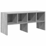 vidaXL Étagère à chaussures empilable sonoma gris 89 5x30x40 cm