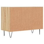 vidaXL Meuble TV chêne sonoma 69 5 x 30 x 50 cm bois d'ingénierie