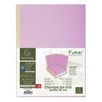 Paquet de 25 chemises dos toilé Forever® 320g/m2 24x32cm Lilas EXACOMPTA