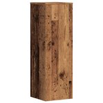 vidaXL Support pour plantes vieux bois 33x33x100 cm bois d'ingénierie