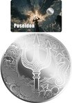 Monnaie POSEIDON 1/1000 Oz Argent 1$ Liberia 2026