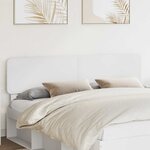 vidaXL Tête de lit Blanc 180 cm Bois d'ingénierie