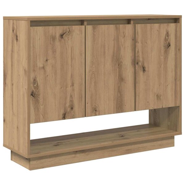 vidaXL Buffet Chêne artisanal 97 x 29 x 75 cm Bois d'ingénierie