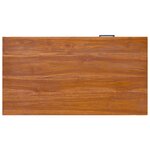 vidaXL Meuble TV 90x50x37 cm Bois de teck massif