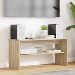 vidaXL Meuble TV Chêne Sonoma 80 x 30 x 40 cm Bois d'ingénierie