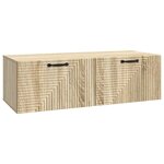 vidaXL Meuble TV mural Chêne Sonoma 98 x 41 x 30 cm Bois d'ingénierie