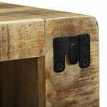 vidaXL Meuble TV 2 Pièces Marron Bois de manguier brut massif