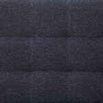 vidaXL Canapé-lit en L Gris foncé Polyester