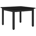 vidaXL Table basse Chêne noir 50 x 50 x 36 cm Bois d'ingénierie