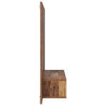 vidaXL Meuble TV mural Bois ancien 120 x 23.5 x 90 cm