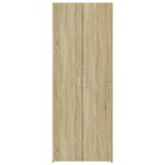 vidaXL Buffet haut chêne sonoma 80x42 5x185 cm bois d'ingénierie