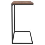 vidaXL Table d'appoint Noir 55x35x66 cm Bois d'ingénierie