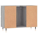 vidaXL Armoire salle de bain sonoma gris 80x33x60 cm bois d'ingénierie