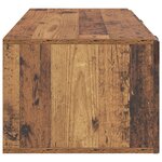 vidaXL Meuble TV mural Bois ancien 78 5 x 41 x 30 cm Bois d'ingénierie