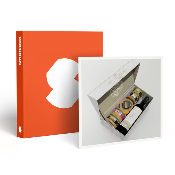 SMARTBOX - Coffret Cadeau Assortiment artisanal à domicile : foie gras  terrines et vin rouge bio -  Gastronomie