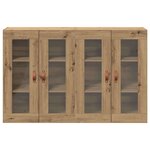 vidaXL Cabinets muraux 2 Pièces Chêne artisanal 69 5 x 34 x 90 cm