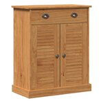 vidaXL Armoire de salle de bain avec porte VIGO Marron et Marron Miel