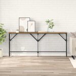 vidaXL Table console Bois ancien 180 x 29 x 75 cm Bois d'ingénierie