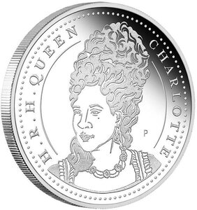 Pièce de monnaie en Argent 50 Cents g 15.57 (1/2 oz) Millésime 2026 Bridgerton QUEEN CHARLOTTE