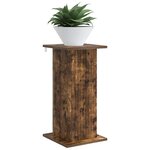 vidaXL Support de Plante Chêne fumé 30 5 x 30 x 60 5 cm
