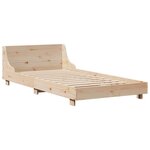vidaXL Cadre de lit sans matelas 100x200 cm bois massif de pin