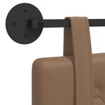 vidaXL Tête de lit suspendue Cappuccino Simili cuir