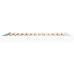 vidaXL Cadre de lit blanc 150x200 cm bois d'ingénierie