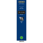 Bandes simple soudure 210 x 36 mm pour timbres-poste. Fond - Noir