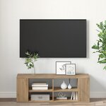 vidaXL Meuble TV mural Montage mural chêne artisanal 102 x 35 x 35 cm