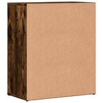 vidaXL Buffet chêne fumé 60x31x70 cm bois d'ingénierie