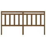 vidaXL Tête de lit Marron miel 206x4x100 cm Bois massif de pin
