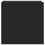 vidaXL Ensemble de meubles TV 4 Pièces Noir Bois d'ingénierie