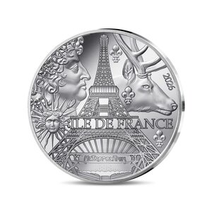 Collection des régions - Île de France Monnaie de 5€ Argent BE