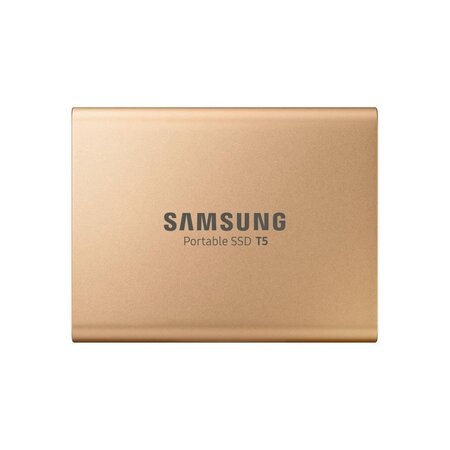 SAMSUNG - Disque SSD Externe - T5 doré - 1 To (MU-PA1T0G/EU)