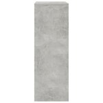 vidaXL Buffet avec 6 tiroirs Gris béton 50x34x96 cm Bois d'ingénierie