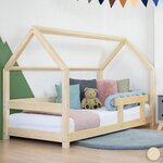 Lit cabane enfant TERY 120 x 200 verni