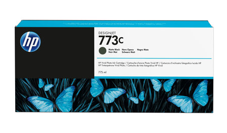 HP HP 773C 775-ml Matte Black Ink Cartridge HP 773C original cartouche d encre noir mat 775ml pack de 1