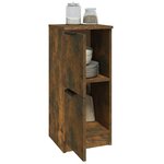 vidaXL Buffet Chêne fumé 30x30x70 cm Bois d'ingénierie