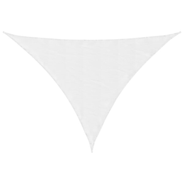 vidaXL Voile de parasol tissu oxford triangulaire 4x4x5 8 m blanc