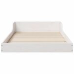 vidaXL Cadre de lit Blanc Bois massif en pin