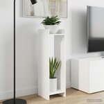 vidaXL Support de Plante 2 pièces Blanc 30 x 30 x 100 cm