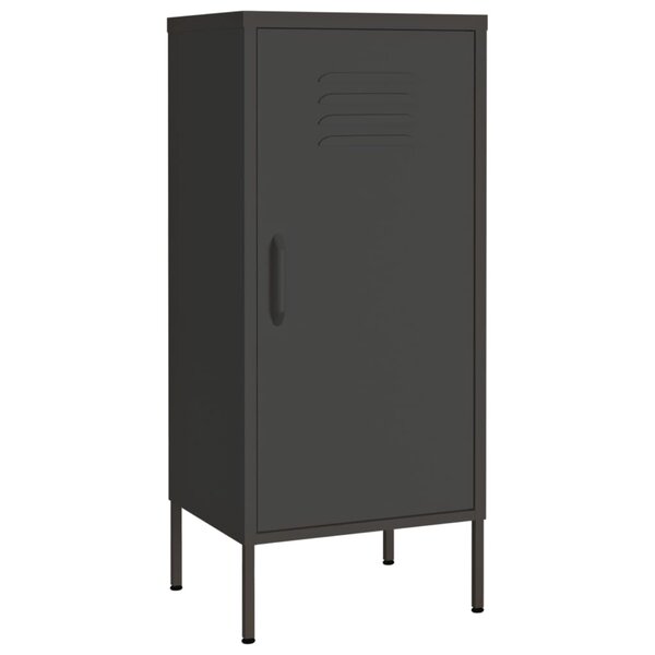 vidaXL Armoire de rangement Anthracite 42 5x35x101 5 cm Acier