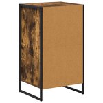 vidaXL Buffet Chêne Fumé 42 x 36 x 75.5 cm Bois d'ingénierie