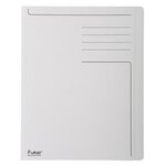 Chemise Rigide À Bord Décalé Forever® 280g/m2 Avec Impression - 24x32cm - Gris - X 100 - Exacompta