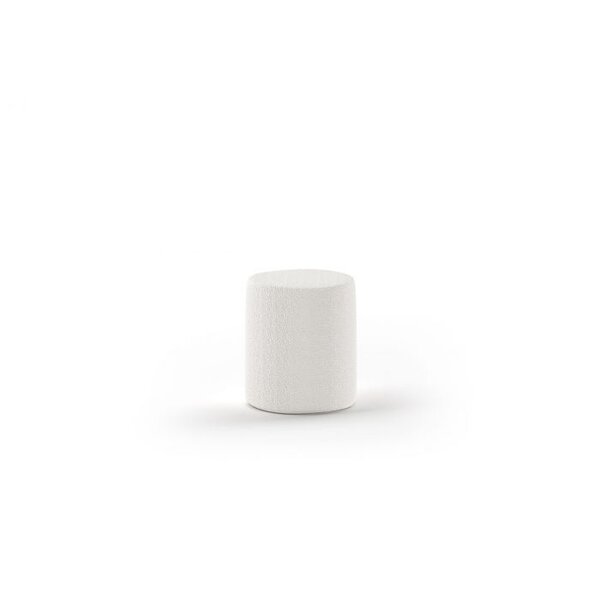 Moon Pouf Boucle- en Blanc