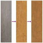 vidaXL Jardinière rouillé 120x40x80 cm acier inoxydable