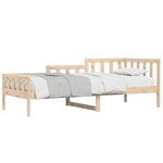 vidaXL Lit de jour sans matelas 90x190 cm bois de pin massif